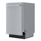 Bosch 800 Series 18 Top-Control Smart Built-In Dishwasher with 3rd Rack, 44 dBA, Silver