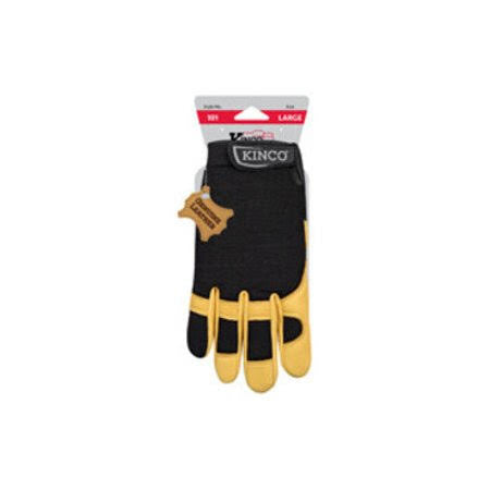 Kinco 101-M DRVR Mens Deerskin Palm Gloves, Medium
