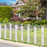 12-Pack Outdoor Privacy Fence Panels, 15.7′′ x 22′′ Enclosure Screens for Air Conditioners, Trash Cans and Pool Equipment, Garden and Patio Use
