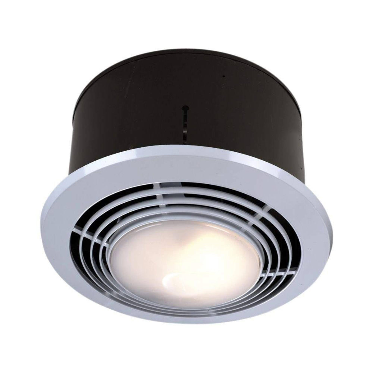 NuTone 9093WH Bathroom Ceiling Combo with Exhaust Fan, 1500-Watt Heater, Light and Nightlight, 70 CFM