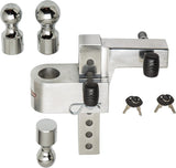Uriah Products Aluma-Tow UT623410 6-Inch Drop Ball Mount for 2-Inch Receiver