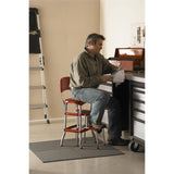 Cosco Red Retro Counter Chair That Converts to a Step Stool