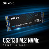 PNY CS2130 8TB Internal NVMe Solid State Drive, M.2 SSD, M280CS2130-8TB-RB