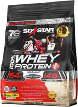 Six Star Pro 100% Whey Protein Plus, Vanilla Cream, 8 lbs.