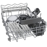 Bosch 800 Series 18 Top-Control Smart Built-In Dishwasher with 3rd Rack, 44 dBA, Silver