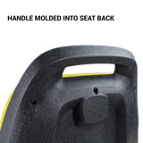Yellow Replacement Seat for John Deere Lawn Tractors, E-AUC11188, Compatible with X360, X340, X324, X320, X300R, X304, X300, X305R, X310, X330, X350, X350R, X354, X384, X380, X370, X394, X390, X580, X570+