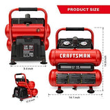 Craftsman 2-Gallon Twin-Stack Portable Air Compressor, 125 PSI, 0.3 HP