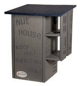 JCS Wildlife Ultimate Squirrel House Nesting Box with Blue/Gray Finish