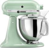 KitchenAid Artisan KSM150PS Stand Mixer, 5-Quart Tilt-Head Design with Pouring Shield, Cast Iron
