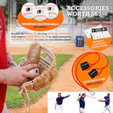ALAGPRO The Original 9-Hole Baseball and Softball Pitching Net with Strike Zone Pocket and Pitching Target