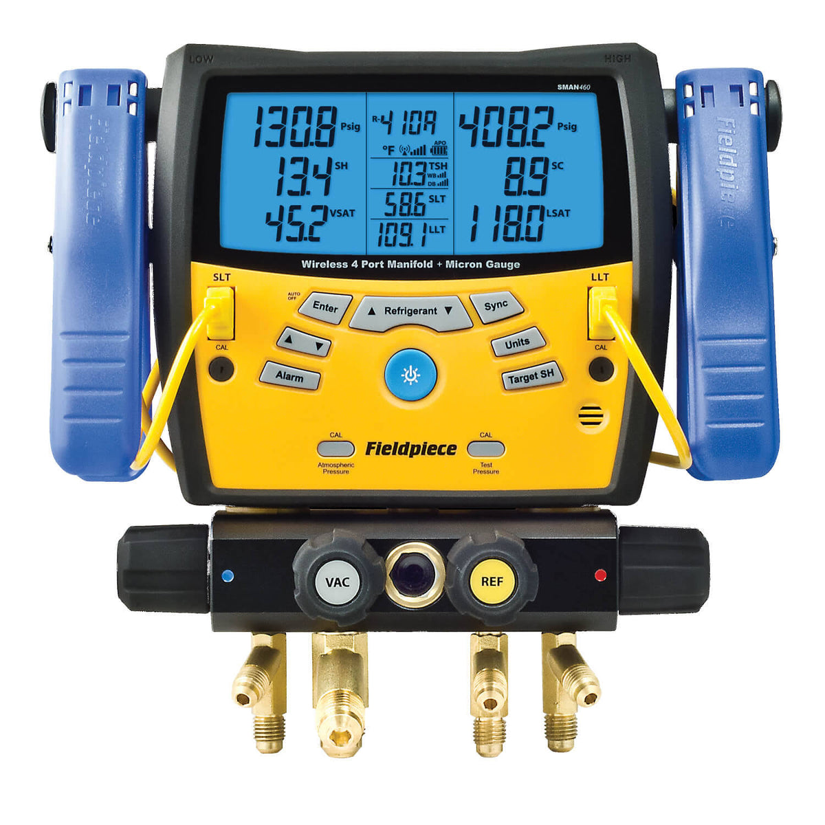 Fieldpiece SMAN460 Wireless Digital Manifold Gauge with 4 Ports