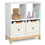 GAP babyGap Tate 4-in-1 Convertible Crib, GREENGUARD Gold Certified, Bianca White and Natural