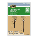 Hampton Bay 8-Pack Bronze Low-Voltage LED Landscape Path Lights for Outdoor Use