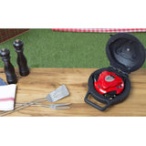 BUN3:RED Automatic Grill Cleaning Robot by Grillbot, Featuring a Carry Case, Red