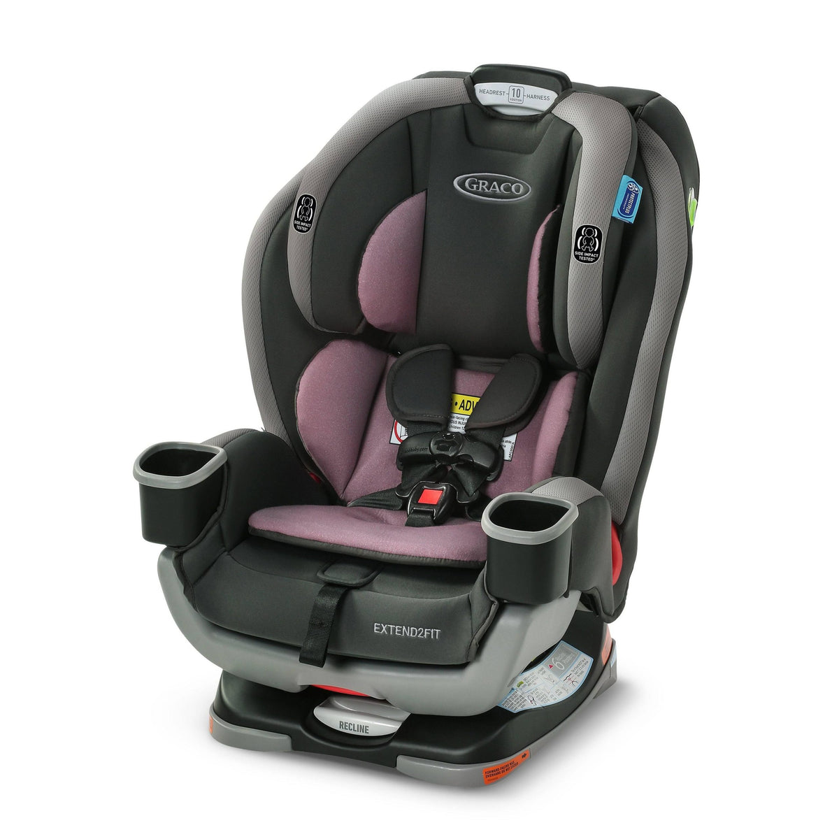 Graco Extend2Fit 3-in-1 Car Seat in Norah Design for Growing Children