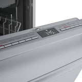 Bosch 800 Series 18 Top-Control Smart Built-In Dishwasher with 3rd Rack, 44 dBA, Silver