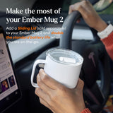 Ember Temperature Control Smart Mug 2, 14 Oz App-Controlled Heated Coffee Cup with Improved Design & 80-Minute Battery Life, White