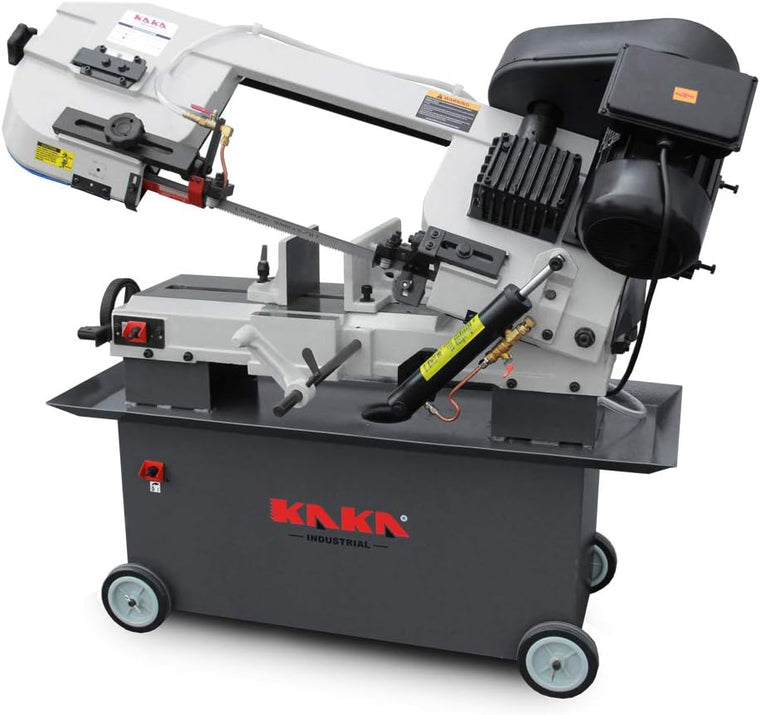KAKA BS-712N Industrial Horizontal Band Saw with 7×12 Capacity and 1.5HP Motor