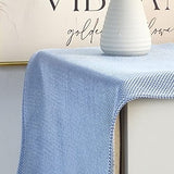 Gold Tech-Cloth Mesh Table Runner, 15.7 x 35.4 Inch Nightstand and End Table Cover with a Modern Shine