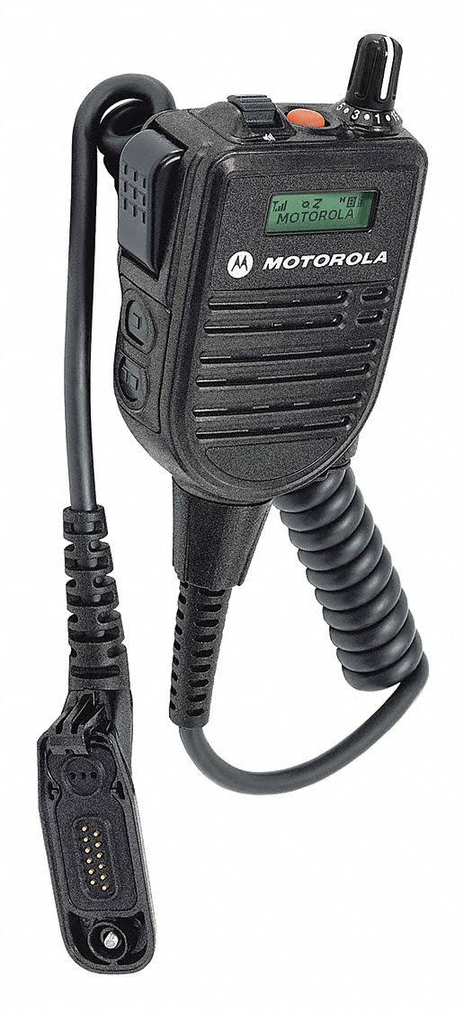 Motorola HMN4101B Remote Speaker/Microphone with 1-7/32-Inch Length
