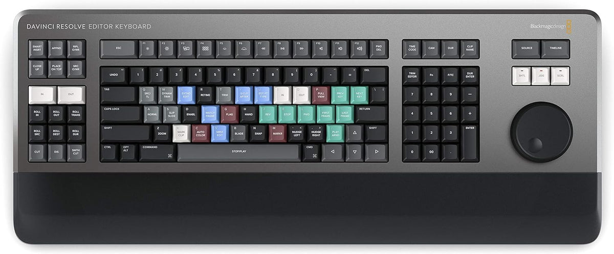Blackmagic Design DaVinci Resolve Editor Keyboard with Included DaVinci Resolve Studio Code