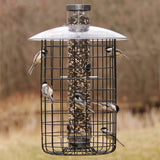 Droll Yankees 344305 Caged Sunflower Bird Feeder, Squirrel-Proof Design, 20-Inch, Black