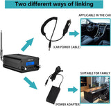 RICHRYCE Wireless FM Broadcast Transmitter for Church and Drive-In Theater Use, 1W / 7W Stereo Station with Mic, FCC Certified, 76M to 108Mhz