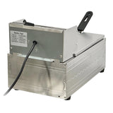 2.5-Gallon 1600W Stainless Steel Countertop Deep Fryer, Large-Capacity Commercial Single-Chamber
