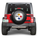 Pittsburgh Steelers Standard-Size Tire Cover with Black Logo