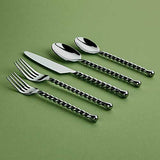Gourmet Settings Silver Tear 20-Piece Flatware Set, Service for 4