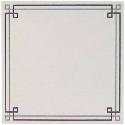 Bodrum Link Gray Placemats, Four-Piece Set