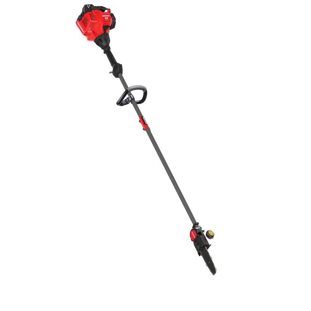 Craftsman P2100 Gas-Powered Pole Saw with 10-Inch Bar, 25cc 2-Cycle Engine, Red, CMXGJAMDPS25