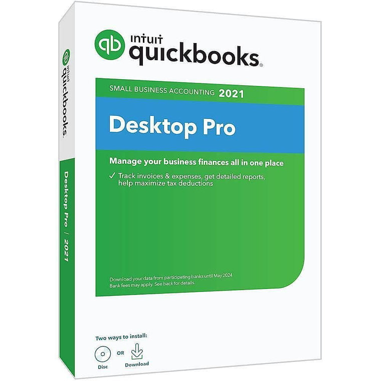 Intuit QuickBooks Desktop Pro 2021 Accounting Software for Windows