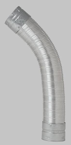Metal-Fab MDWF0302 B-FLEX Type B Double-Wall Flexible Vent Pipe, 3-Inch Diameter x 2-Foot Length