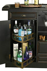 Howard Miller Tivon Wine Cabinets II, Burnished Black