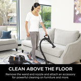 Shark CZ2001 Vertex Bagless Canister Vacuum with Self-Cleaning Brushroll and DuoClean PowerFins, Black/Copper