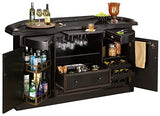 Howard Miller Tivon Wine Cabinets II, Burnished Black