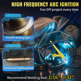 SKYSHALO 155Amp 3-in-1 TIG Welder with 110V High-Frequency TIG, Stick and Clean Modes, IGBT Inverter and Digital Arc Control
