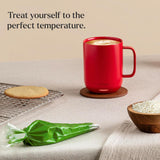Ember Temperature Control Smart Mug 2, 14 Oz App-Controlled Heated Coffee Cup with Improved Design & 80-Minute Battery Life, White