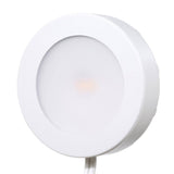 Commercial Electric 5-Light LED Puck Light Kit in White with AC Power