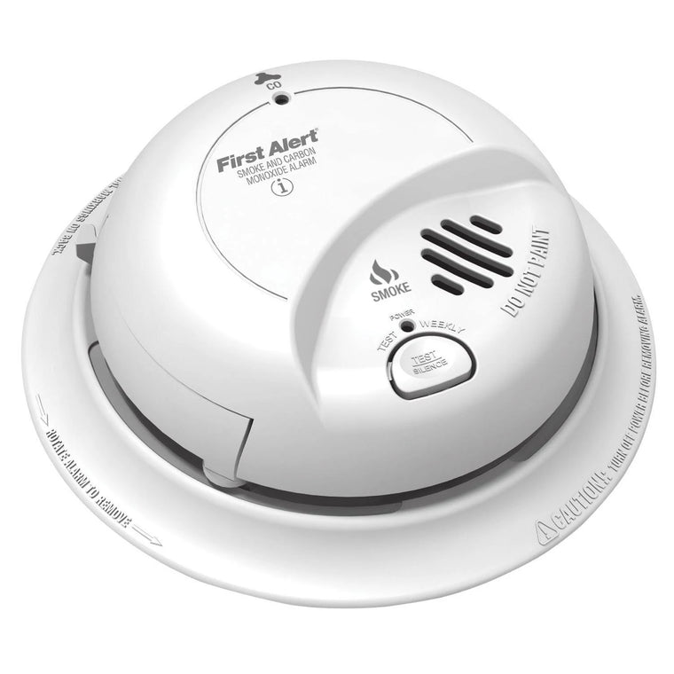 First Alert BRK SC9120B Hardwired Combination Smoke and Carbon Monoxide Alarm with Battery Backup