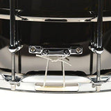 Ludwig Black Magic Brass Snare Drum, 8x14x22, with Chrome Hardware
