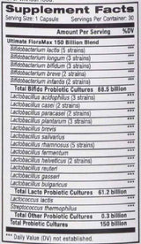 Advanced Naturals Ultimate FloraMax Probiotic Supplement with 150 Billion Cultures, 30