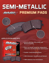 Dash4 MD632 Semi-Metallic Disc Brake Pad