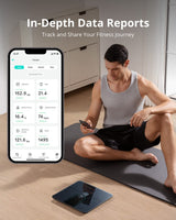 eufy Smart Scale P2 Pro, Wi-Fi and Bluetooth Digital Body Composition Scale, 16 Measurements with 3D Virtual Body Mode, 50 g/0.1 lb Accuracy, Pack of 2
