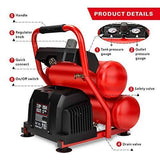 Craftsman 2-Gallon Twin-Stack Portable Air Compressor, 125 PSI, 0.3 HP