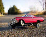 Redcat SixtyFour 1:10 Scale Ready-to-Run Lowrider in Red with Functional Hopping