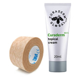 Curaderm BEC5 Topical Skin Cream, 20ml, with 3M Micropore Paper Tape
