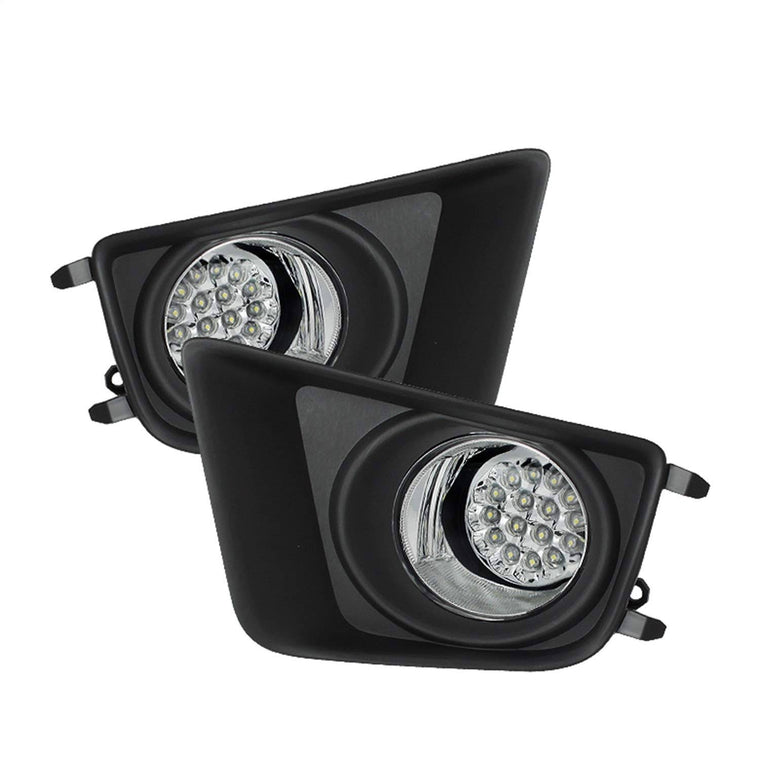 Spyder Clear LED Fog Lights for 2012-2015 Toyota Tacoma, 5075154
