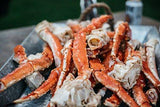Giant Red Alaskan King Crab Legs, 3 lbs, with Overnight Shipping Monday-Thursday